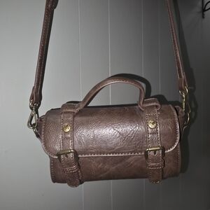 Montana West Brown Crossbody Satchel Bag